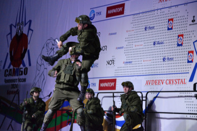 Выступили на чемпионате России по САМБО