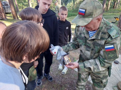 Выездной учебный центр «Патриот» в лагере «Новокемп»