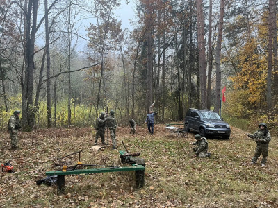 Курсанты ВСК «Патриот» провели радиоэкспедицию с места стоянки партизанского отряда